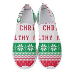 Merry Christmas Ya Filthy Animal Women s Slip On Sneakers