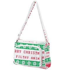 Merry Christmas Ya Filthy Animal Front Pocket Crossbody Bag