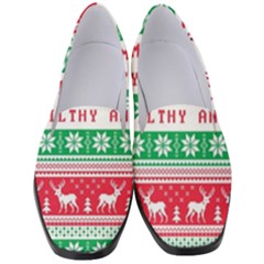 Merry Christmas Ya Filthy Animal Women s Classic Loafer Heels