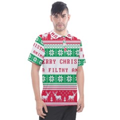 Merry Christmas Ya Filthy Animal Men s Polo T-Shirt