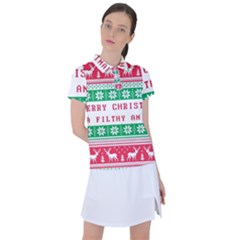Merry Christmas Ya Filthy Animal Women s Polo T-Shirt