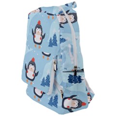 Christmas-seamless-pattern-with-penguin Travelers  Backpack