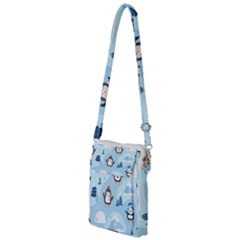 Christmas-seamless-pattern-with-penguin Multi Function Travel Bag