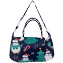 Colorful-funny-christmas-pattern      - Removable Strap Handbag View1