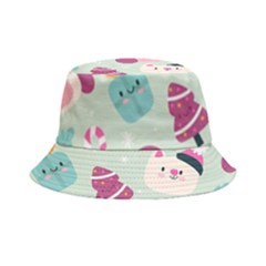 Christmas Paper Stars Pattern Texture Background Colorful Colors Seamless Copy Bucket Hat by Grandong