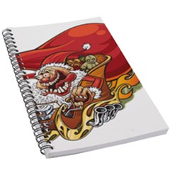 Funny Santa Claus Christmas 5 5  X 8 5  Notebook by Grandong