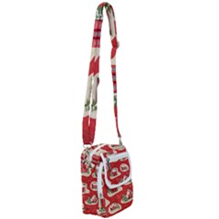 Christmas-new-year-seamless-pattern Shoulder Strap Belt Bag by Grandong