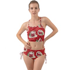 Christmas-new-year-seamless-pattern Mini Tank Bikini Set by Grandong