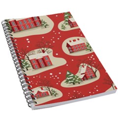 Christmas-new-year-seamless-pattern 5 5  X 8 5  Notebook by Grandong