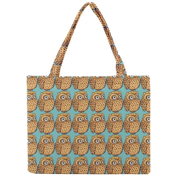 Owl-stars-pattern-background Mini Tote Bag