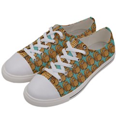 Owl Dreamcatcher Men s Low Top Canvas Sneakers by Grandong