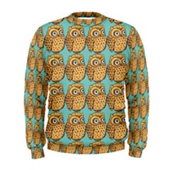 Seamless Cute Colourfull Owl Kids Pattern Men s Sweatshirt by Grandong