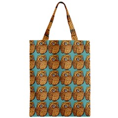 Seamless Cute Colourfull Owl Kids Pattern Zipper Classic Tote Bag by Grandong