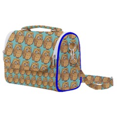 Seamless Cute Colourfull Owl Kids Pattern Satchel Shoulder Bag by Grandong
