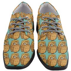 Owl-stars-pattern-background Women Heeled Oxford Shoes by Grandong