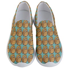 Owl-pattern-background Men s Lightweight Slip Ons by Grandong