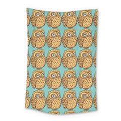 Owl Bird Small Tapestry by Grandong