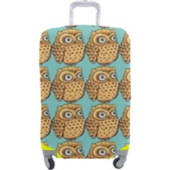 Owl Bird Cartoon Luggage Cover (large) by Grandong