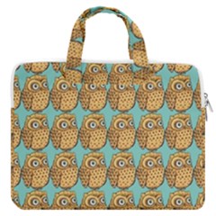 Owl-pattern-background Macbook Pro 13  Double Pocket Laptop Bag by Grandong