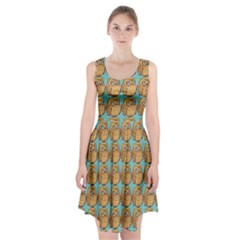 Owl Bird Pattern Racerback Midi Dress by Grandong