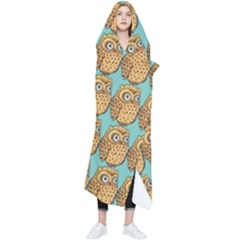 Owl Bird Pattern Wearable Blanket by Grandong