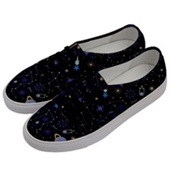 Starry Night  Space Constellations  Stars  Galaxy  Universe Graphic  Illustration Men s Classic Low Top Sneakers by Grandong