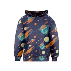 Space Galaxy Planet Universe Stars Night Fantasy Kids  Pullover Hoodie