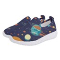 Space Galaxy Planet Universe Stars Night Fantasy Women s Slip On Sneakers View2