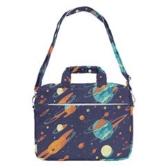 Space Galaxy Planet Universe Stars Night Fantasy Macbook Pro 16  Shoulder Laptop Bag by Grandong