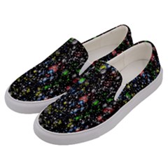 Illustration Universe Star Planet Men s Canvas Slip Ons by Grandong