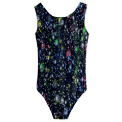 Illustration Universe Star Planet Kids  Cut-out Back One Piece Swimsuit by Grandong