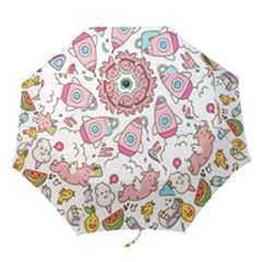 Set-kawaii-doodles -- Folding Umbrellas by Grandong