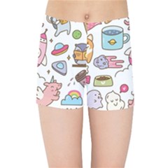 Set-kawaii-doodles -- Kids  Sports Shorts by Grandong