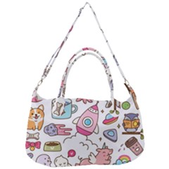 Set-kawaii-doodles -- Removable Strap Handbag by Grandong