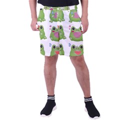 Kawaii-frog-rainy-season-japanese Men s Pocket Shorts by Grandong