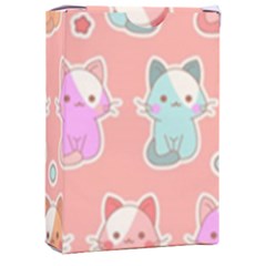 Cute Kawaii Kittens Seamless Pattern Playing Cards Single Design (rectangle) With Custom Box by Grandong