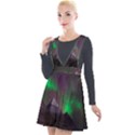 Aurora Northern Lights Phenomenon Atmosphere Sky Plunge Pinafore Velour Dress View1