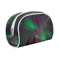 Aurora Stars Sky Mountains Snow Aurora Borealis Make Up Case (small) by Grandong