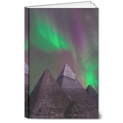 Aurora Northern Lights Celestial Magical Astronomy 8  X 10  Hardcover Notebook by Grandong