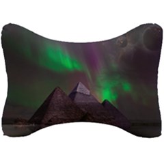 Fantasy Pyramid Mystic Space Aurora Seat Head Rest Cushion