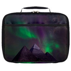 Fantasy Pyramid Mystic Space Aurora Full Print Lunch Bag