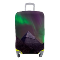 Fantasy Pyramid Mystic Space Aurora Luggage Cover (Small)