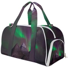 Fantasy Pyramid Mystic Space Aurora Burner Gym Duffel Bag by Grandong