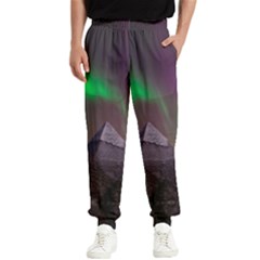 Fantasy Pyramid Mystic Space Aurora Men s Elastic Waist Pants by Grandong