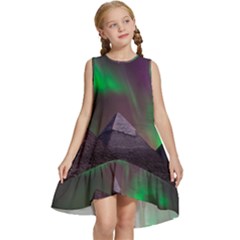 Fantasy Pyramid Mystic Space Aurora Kids  Frill Swing Dress by Grandong