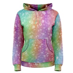 Rainbow Colors Spectrum Background Women s Pullover Hoodie by Ravend