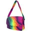 Rainbow Colorful Abstract Galaxy Courier Bag View2