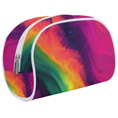 Rainbow Colorful Abstract Galaxy Make Up Case (medium) by Ravend