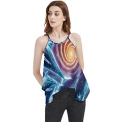 Dolphins Fantasy Flowy Camisole Tank Top by Ravend