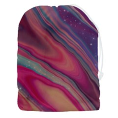 Stars Shimmering Galaxy Ocean Drawstring Pouch (3xl) by Ravend